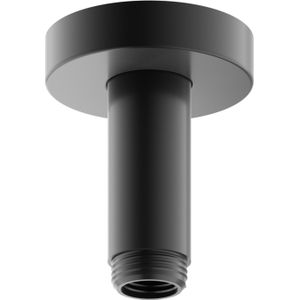 Keuco KE Brausearm Elegance 51689, Deckenanschluss, 100mm,Schwarzchrom geb., 51689130100
