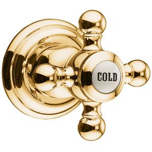 KLUDI 1926 UP-Ventil Feinbau-Set Cold vergoldet, 518154520