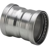 Viega Sanpress Inox XL-Muffe, d 64,0mm Stahl nichtrostend Modell 2315XL, 578084