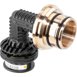 Viega Geopress K-Anschlussbogen 90 Grad, d 40mm Siliziumbronze, Kunststoff Modell 9794G, 768461