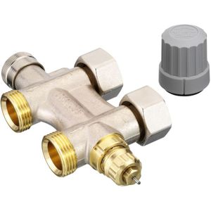 Danfoss Anschlussarmatur VHS-E f, Einrohrheizung, R 1/2, Durchgang, 013G4692