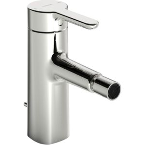 HANSA Einhebelmischer Bidet-Batt HANSADESIGNO Style 5173 Zugstangenablaufgarnitur Ausladung 117 DN15 Chrom, 51733283