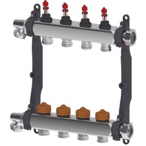Roth Thermaset Heizkreisverteiler Edelstahl mit DFA HK 8 1" IG/absperrbar, 1135010018