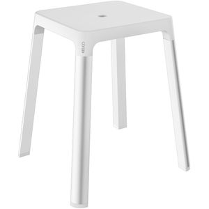 KEUCO AXESS Bad-Hocker silber-eloxiert/weiß, 35082170051