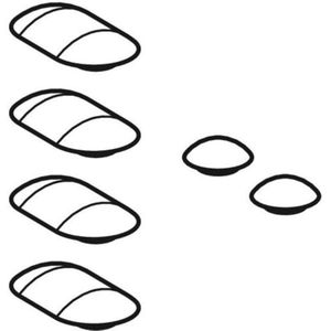 Geberit Geber Geberit ONE Set Puffer für WC-Sitz, 243986001