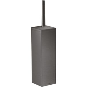 AXOR Universal Rectangular Toilettenbürstenhalter Wandmontage Brushed Black Chrome, 42655340