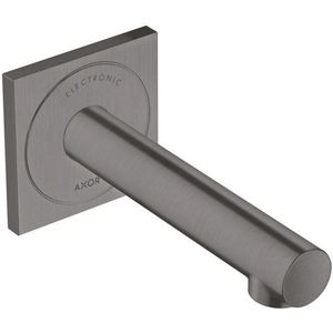AXOR Uno Elektronik-Waschtischmischer Unterputz für Wandmontage mit Auslauf 161 mm Brushed Black Chrome, 45110340