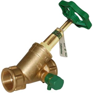 Seppelfricke SEPP DIN-Basis KFR®-Ventil, mit Entleerung, steigend, Rp1 1/2 (DN40), Messing Typ 1507, 0048964