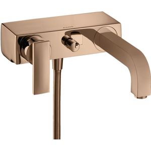 AXOR Citterio Einhebel-Wannenmischer Aufputz mit Hebelgriff Polished Red Gold, 39400300