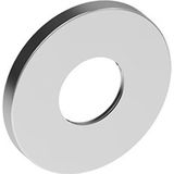 Keuco KE Wandrosette IXMO 59556, für Ab- und Umstellv.,rund,105mm,Bronze gebürstet, 59556030091
