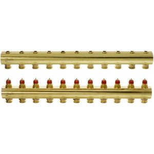 Danfoss FBH-Verteiler FHF-11 11 Kreise, ohne Durchflussanzeige, 088U0511