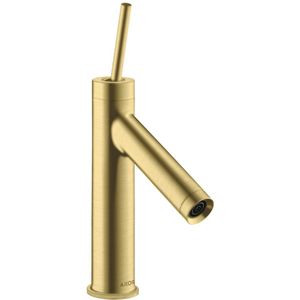 AXOR Starck Einhebel-Waschtischmischer 90 mit Pingriff und Ablaufgarnitur Brushed Brass, 10117950