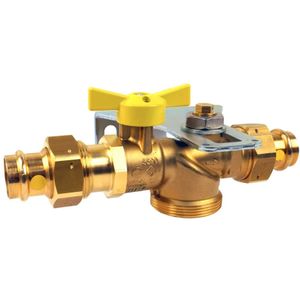 Seppelfricke SEPP Easy® I Montage Set Ms f. Einrohrzähler m. GSW i/i d28 (DN25) 4m3/h Typ 5493102, 0210363