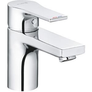 KLUDI ZENTA SL Waschtisch-EHM 75mm mit Push Open Ablaufventil chrom, 482660565