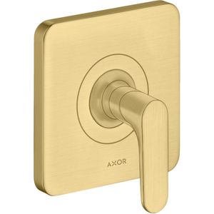 AXOR Citterio M Absperrventil Unterputz mit Hebelgriff Brushed Gold Optic, 34960250