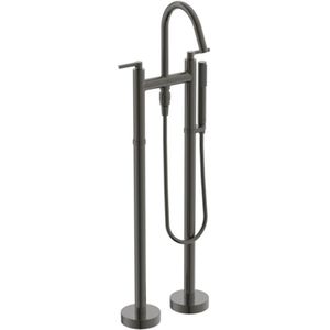 Ideal Standard freistehende Badearmatur Joy Neo m.UP-Körper Hebelgriffe Magnetic Grey, BD169A5