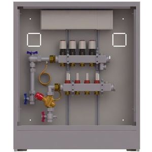 Danfoss Station UnoFloor Comfort 4L 4 HK, links mit AB-PM-Set, 230V, 088X3204