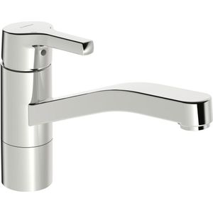 HANSA Einhebelmischer Küchenarmatur HANSAPALENO 5653 Ausladung 216 mm DN15 Chrom, 56532203