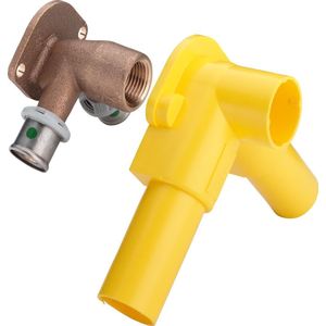 Viega Sanfix Fosta Sanfix P-Doppelwandscheibe, d1 16, Rp 1/2, d2 16 Rotguss, Kunststoff Modell 2125.4, 303648
