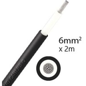 Athilex Solarkabel 6mm² 2m - schwarz, ATH-CABLE6-1-2