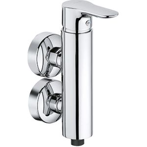 KLUDI OBJEKTA Brause-Einhandmischer DN15 vertikale Blockarmatur chrom, 366510575