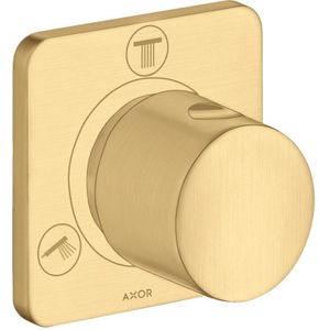 AXOR Citterio M Ab- und Umstellventil Trio/ Quattro Unterputz Brushed Gold Optic, 34920250