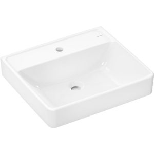 Hansgrohe Xanuia Q Waschtisch 550/480 mit Hahnloch ohne Überlauf Weiß, 60236450