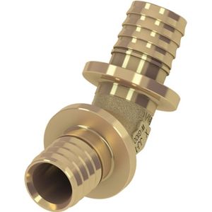 TECE TECEflex Winkelkupplung 45 Dim. 25 x 25, Standard Messing, 767125
