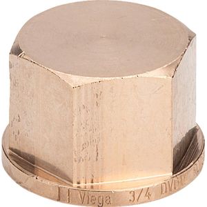 Viega Kappe, Rp 2 Rotguss oder Siliziumbronze Modell 3301, 268343