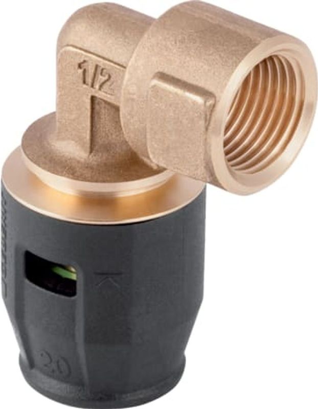 Geberit PushFit Übergangsbogen 90° mit Innengewinde,  DN 20, 652.252.00.1