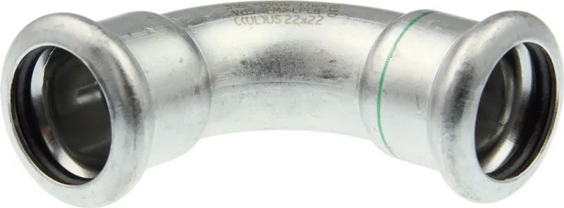 VSH XPress Edelstahl Bogen 90° i/i 88,9 Typ R2708, 6230015