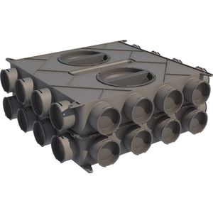 Bosch Zubehör Wohnungslüftung VK 160 Luftverteilkasten 210x590x590 Kunststoff, 7738112044