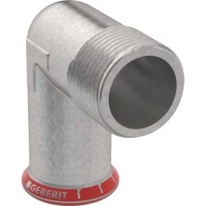 Geberit Mapress C-Stahl Übergangswinkel 90° mit Außengewinde,  DN 10,  dø 12 mm, 21611