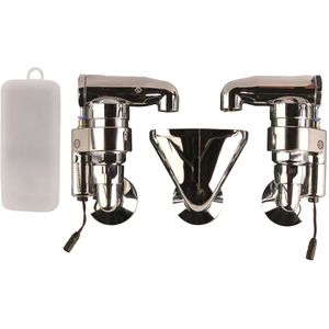 Seppelfricke SEPP Safe Rohrbelüfter+Spülauto., Bauform E, doppelt a G1/2" (DN15) Cr Typ 8163.50, 0541227