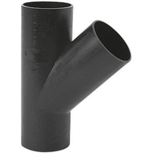 Wavin PE-Abfluss, Abzweig 45 Grad d 90/63, 3003658