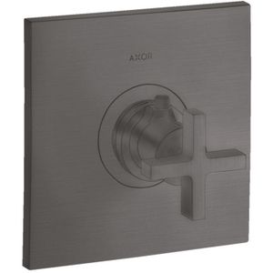 AXOR Citterio Thermostat HighFlow Unterputz mit Kreuzgriff Brushed Black Chrome, 39716340