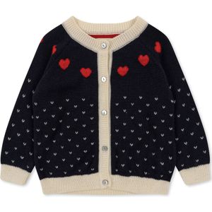 Konges Slojd - Vest Heart Cardigan - Navy