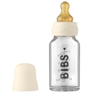 BIBS - Baby Glass Bottle Complete Set Latex - 110ml