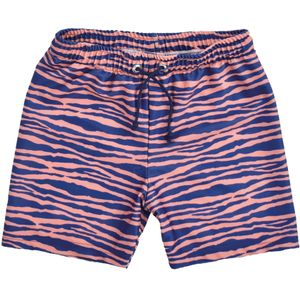 Swim Essentials - Zwemboxer Jongens Blauw Oranje Zebra