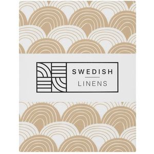 Swedish Linens - Jr. Bed Ledikant Hoeslaken Rainbows (70x160cm)