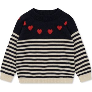 Konges Sløjd - Sweatshirt Heart - Stripe