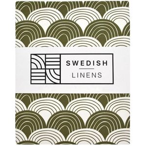 Swedish Linens - Ledikant Hoeslaken Rainbows (60x120cm)