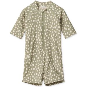 Liewood - Max Seersucker  Zwem Onesie - Leo Spots Tea