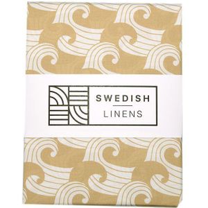Swedish Linens - Ledikant Hoeslaken Waves (60x120cm)