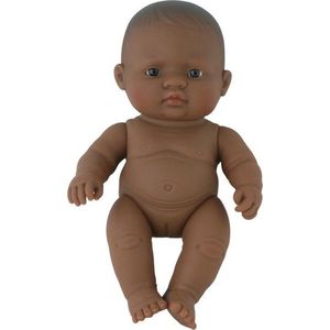 Miniland - Babypop Latijns Amerikaans Meisje (21 cm) - Poppen