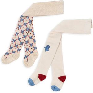 Konges Slojd - Maillots Sokken - Warme Panty - Bow Mix - (Set van 2)