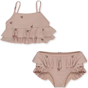 Konges Slojd -  Bikini Manuca met Ruches - Cherry Blush