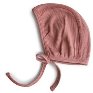 Mushie - Ribbed Baby Bonnet - Baby Muts