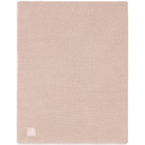 Jollein - Deken Ledikant 100x150cm Basic Knit - Dekentje Baby - Wild Rose