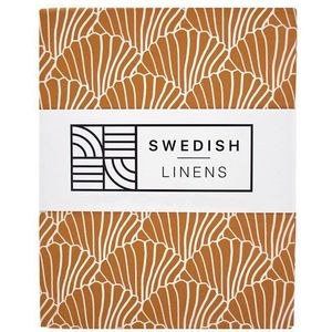 Swedish Linens - Jr. Bed Ledikant Hoeslaken Seashells (70x140cm)
